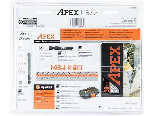 Apex Set-30 30 Pc Fastening Set