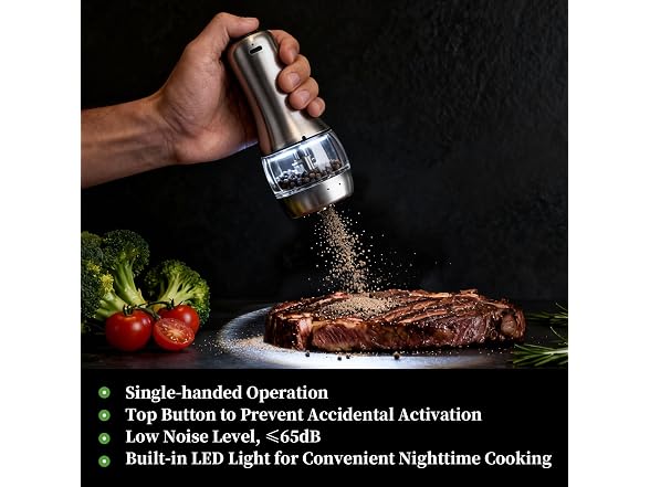 iETH Salt and Pepper Grinder Set of 2