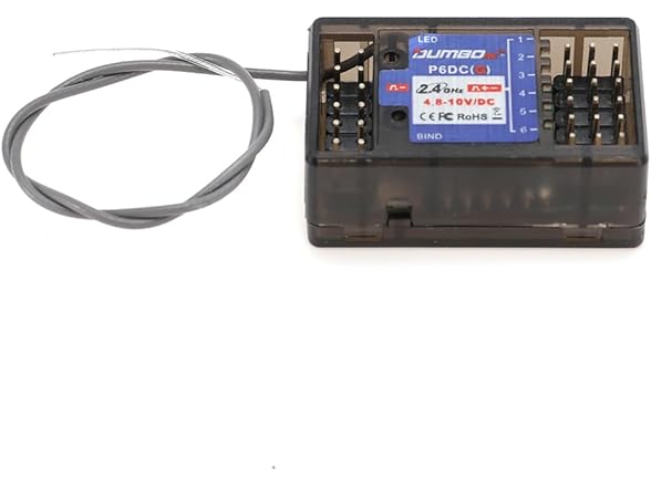 RC Gyro Receiver with Linkage LED Simulation System