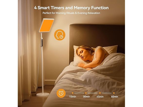 EVATEALE 12000 Lux Light Therapy Lamp