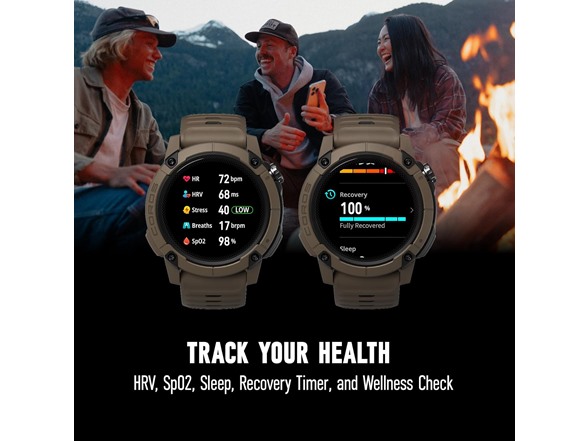COROS NOMAD Outdoor GPS Smartwatch (Brown)