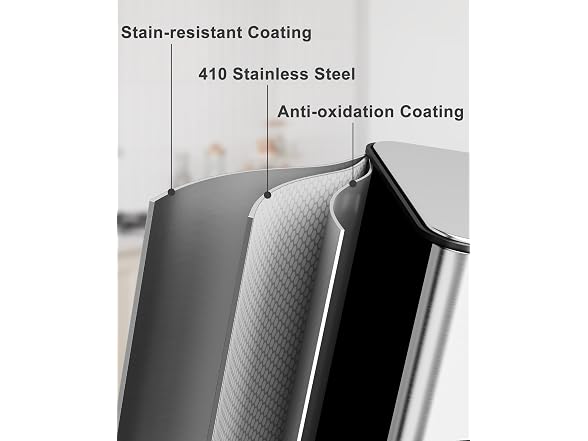 OUTLANE 3 x 20L/15.8 Gal Kitchen Trash Can