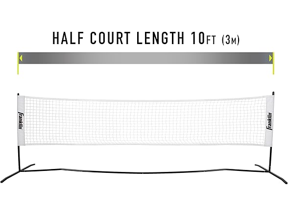 Franklin Half Court Size Pickleball Net Set