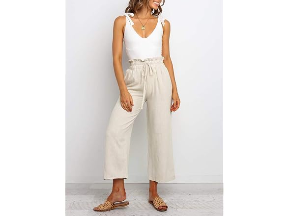 Dokotoo Women (XL) Comfy Casual Loose Tie Pants