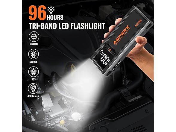 ASPERX AX4500 Jump Starter, 4500A