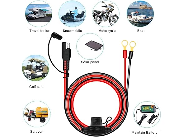 AYECEH 12V Ring Terminal Connector