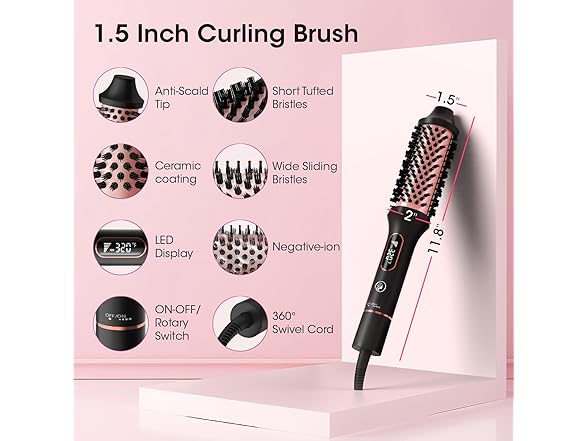 CINOSTAR Heated Blowout Look Brush