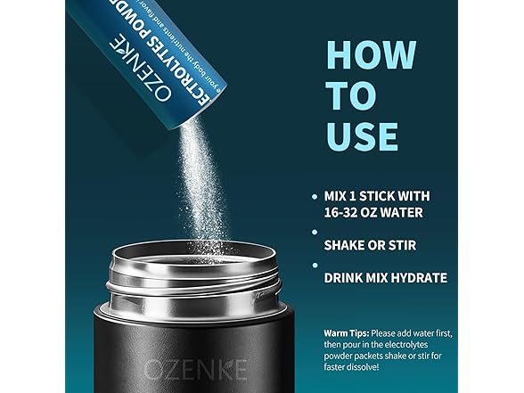 OZENKE Electrolytes Powder Packets