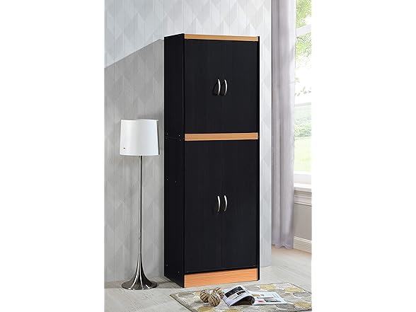 Hodedah 4-Door 4-Shelves, 5-Compartments