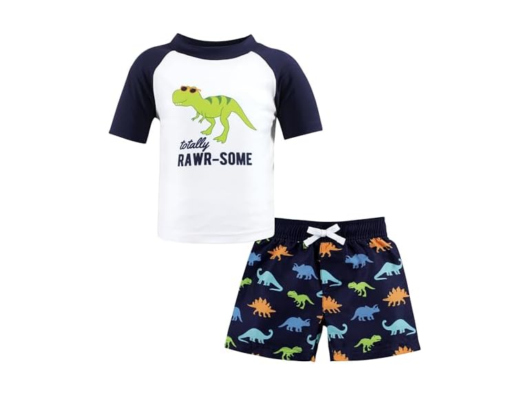 Hudson Baby Boys Swim Rashguard Set - Gallery 9
