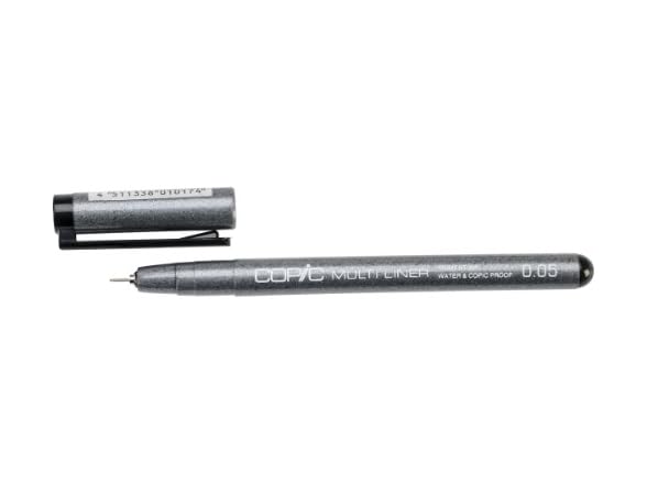 Copic Marker CMLB-005 Multiliner Ink Pen, 0.05mm Tip, Black