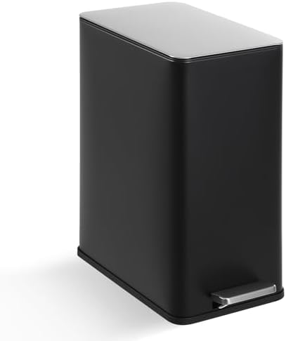 Outlane Gallon Slim Step Trash Can Soft-Close Lid - Gallery 9