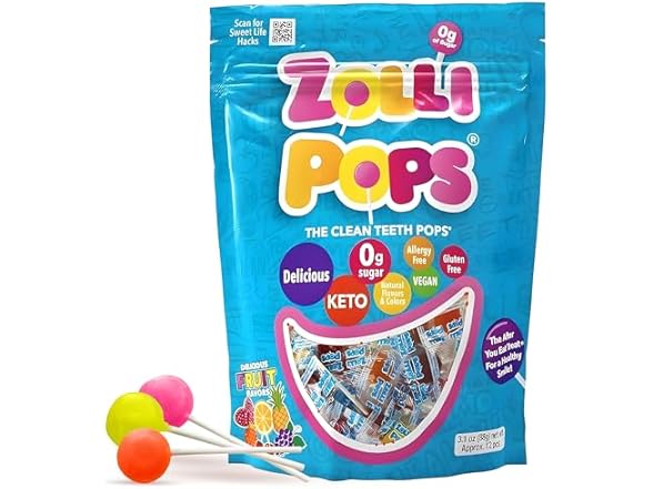 Zollipops Clean Teeth Lollipops - AntiCavity
