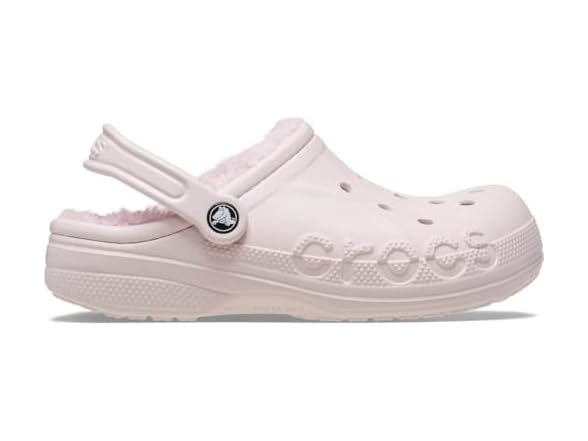 Crocs Baya Unisex Lined Clogs Barely Pink