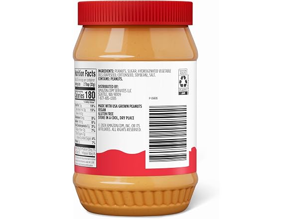Amazon Grocery Amazon Brand - Happy Belly Creamy Peanut