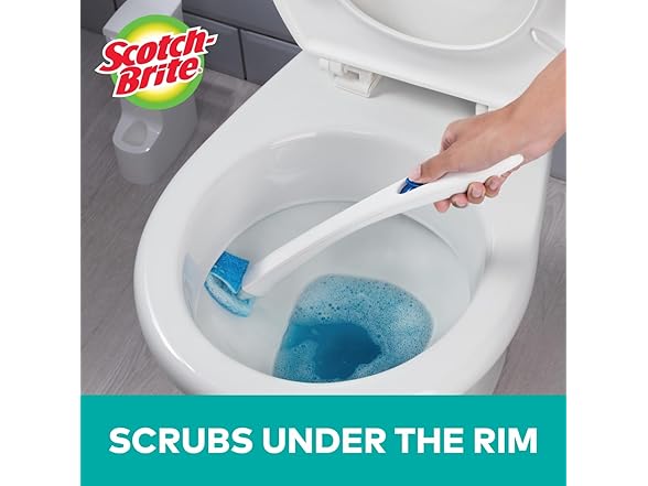 Scotch-Brite Toilet Scrubber Kit, 5 Refills