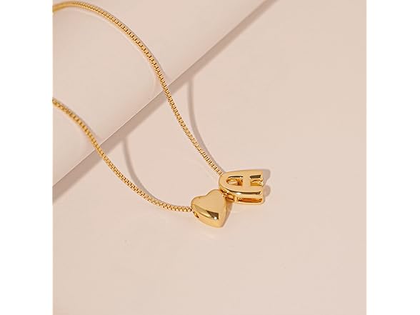 MARYLAX Gold Initial Necklaces