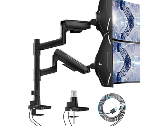 Vertical Dual Monitor Mount | 17-49In Ultrawide