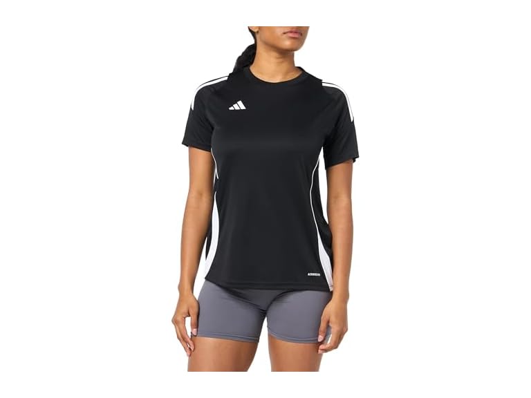 adidas Women's Tiro 24 Jersey, Black/White, X-Small
