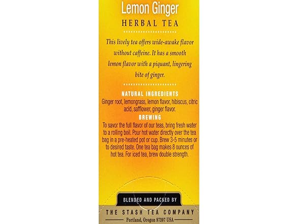 Stash Ginger Lemon Tea 20ct