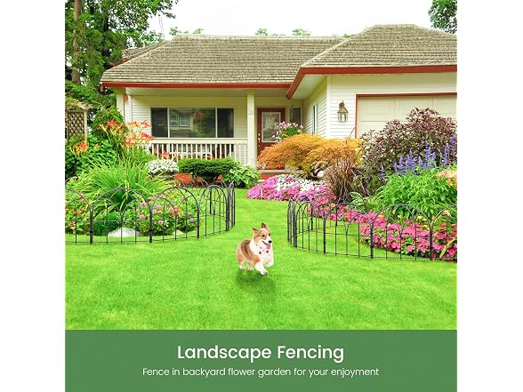 Youpehom Small Garden Fence
