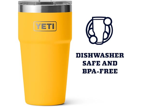 YETI Rambler Stackable Pint, Alpine Yellow
