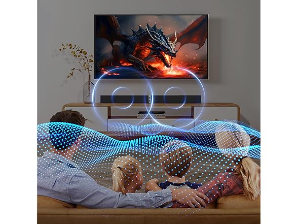 MZEIBO Detachable Sound Bar for TV