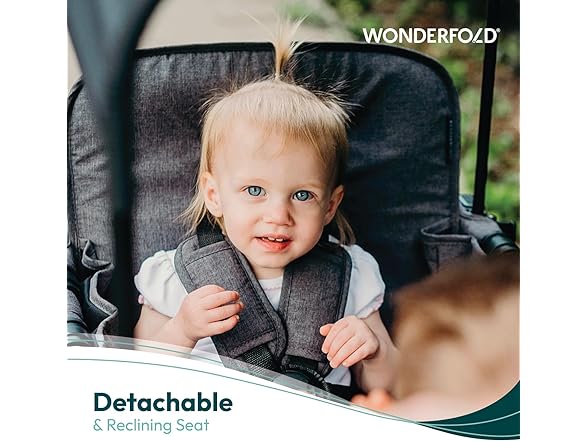 WONDERFOLD W2 Elite Double Stroller Wagon