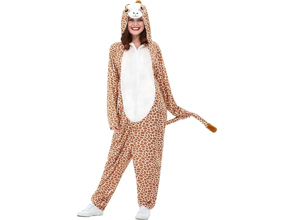 Smiffys Giraffe Costume, Brown with Hooded (Large)