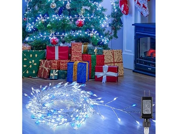 Cool white+Blue white twinkle