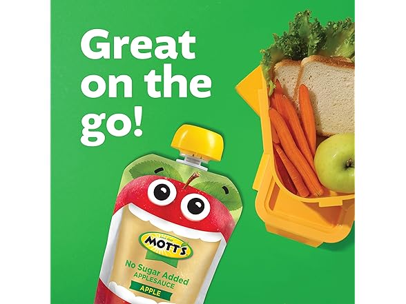 20PK Mott's No Sugar Added Applesauce 3 Flavor Variety