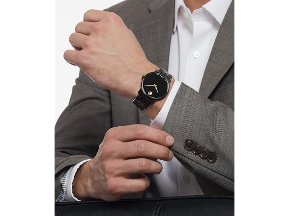 Movado Men's Museum Classic Quartz Black Watch