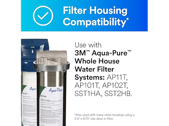 3Pk Replacement Water Filter Cartridges
