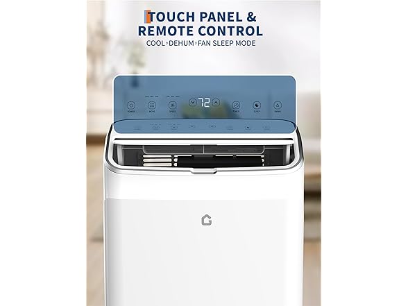 GarveeTech 14,000 BTU Portable Air Conditioner, White