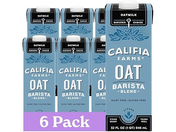 6PK Califia Farms - Oat Barista Blend Oat Milk