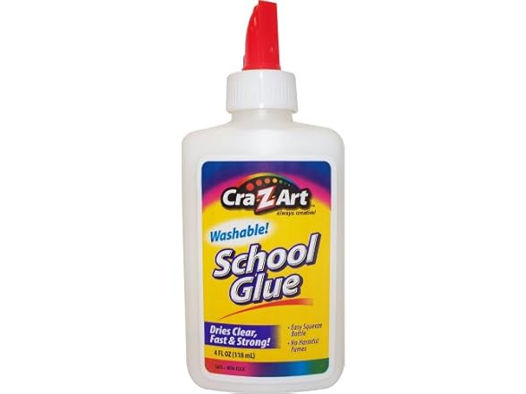 Cra-Z-art Washable School Glue, 4 oz, 1 Bottle