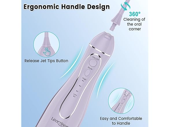 Leominor Water Dental Flosser Pick