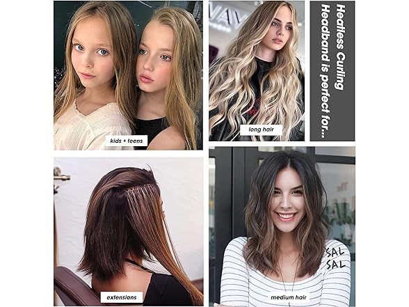 Pinkiou Heatless Curlers Overnight