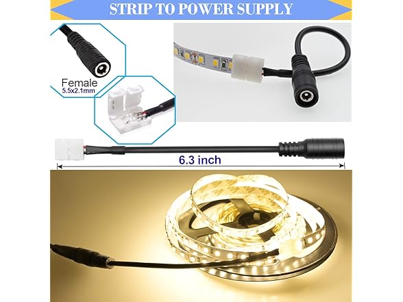 2 Pin LED Strip Connector Kit