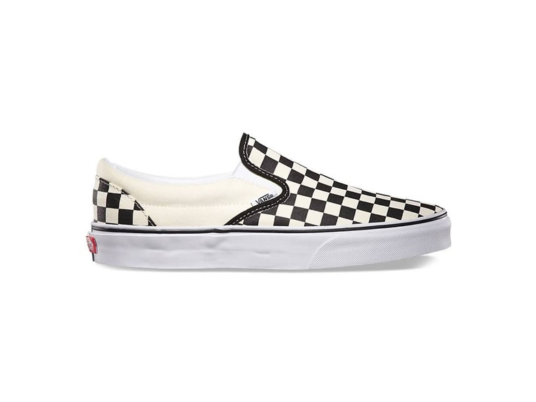 Vans Classic Skate Slip On Shoes Unisex,  Checkerboard Black/Off White, 4 Men / 5.5 Women