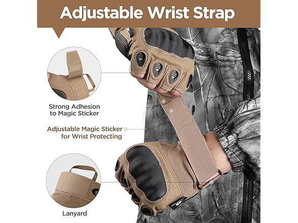 Mossy Oak Motorcycle Gloves for Men
