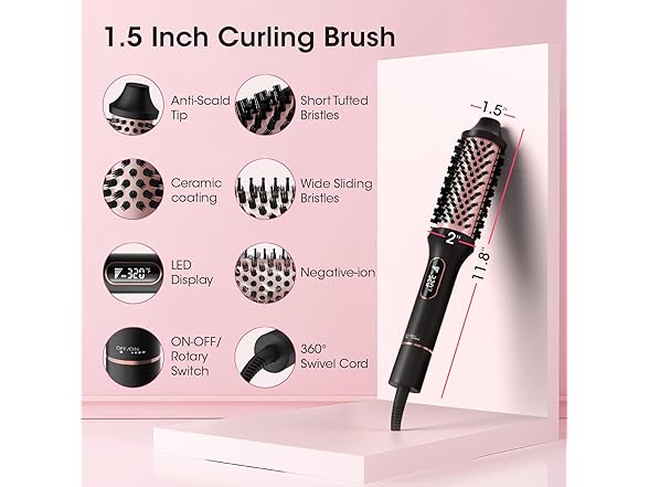 Nicebay Heated Round Brush