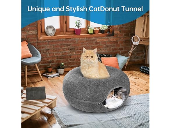 Cat Tunnel Bed, Indoor Cat Cave, Cat Tunnel,