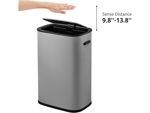 OUTLANE 13 gal/50L Motion Sensor Trash Can
