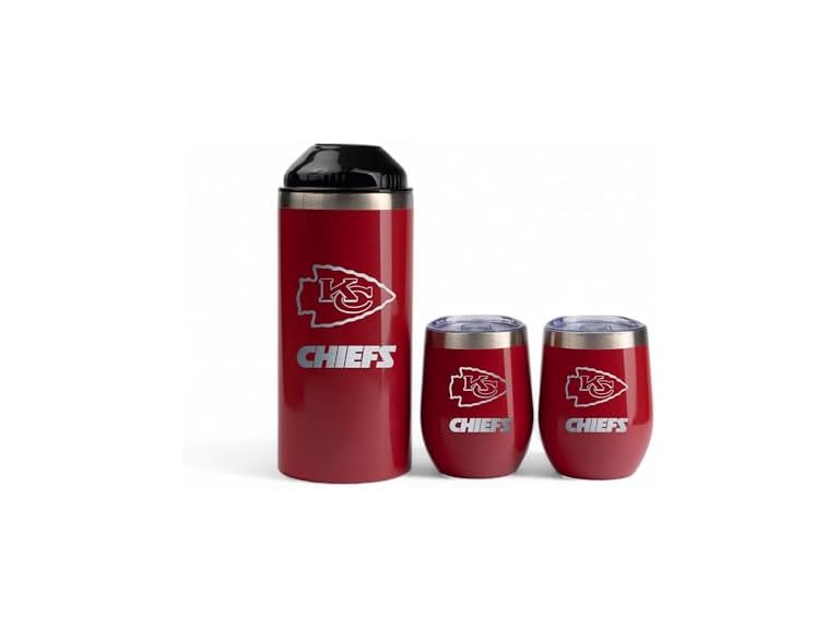 CHIEFS Wine Chiller & Tumblers Set