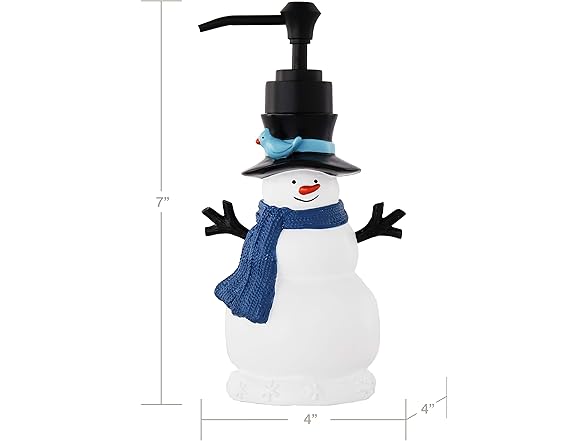 Snowman Soap Dispenser