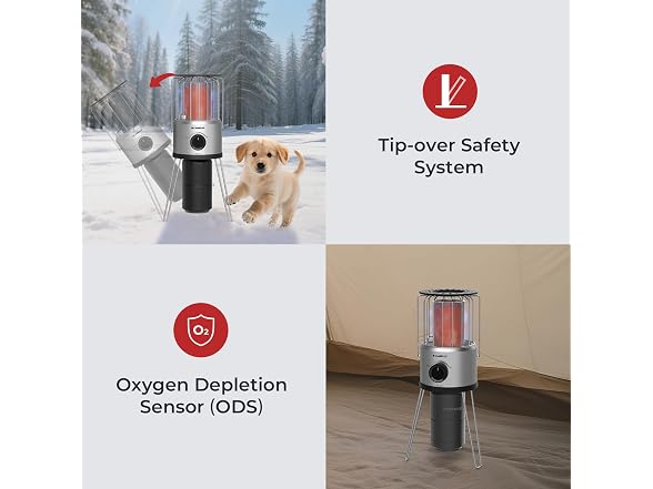 CAMPLUX Portable Propane Heater 8500 BTU