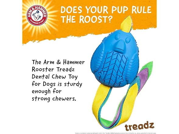 Arm and Hammer for Pets Super Treadz Large Rooster