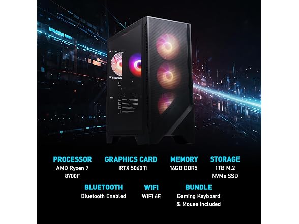 msi Codex Z2 A8NVM-671US (R7 8700F, RTX 5060 Ti)