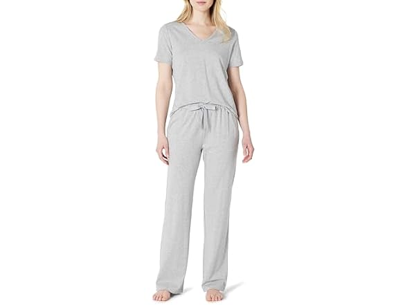 Amazon Essentials Women Short Sleeve Soft Pant Set